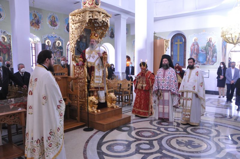 Ἡ ἑορτή τοῦ ἁγίου Γεωργίου τοῦ τροπαιοφόρου στόν Ξηροπόταμο